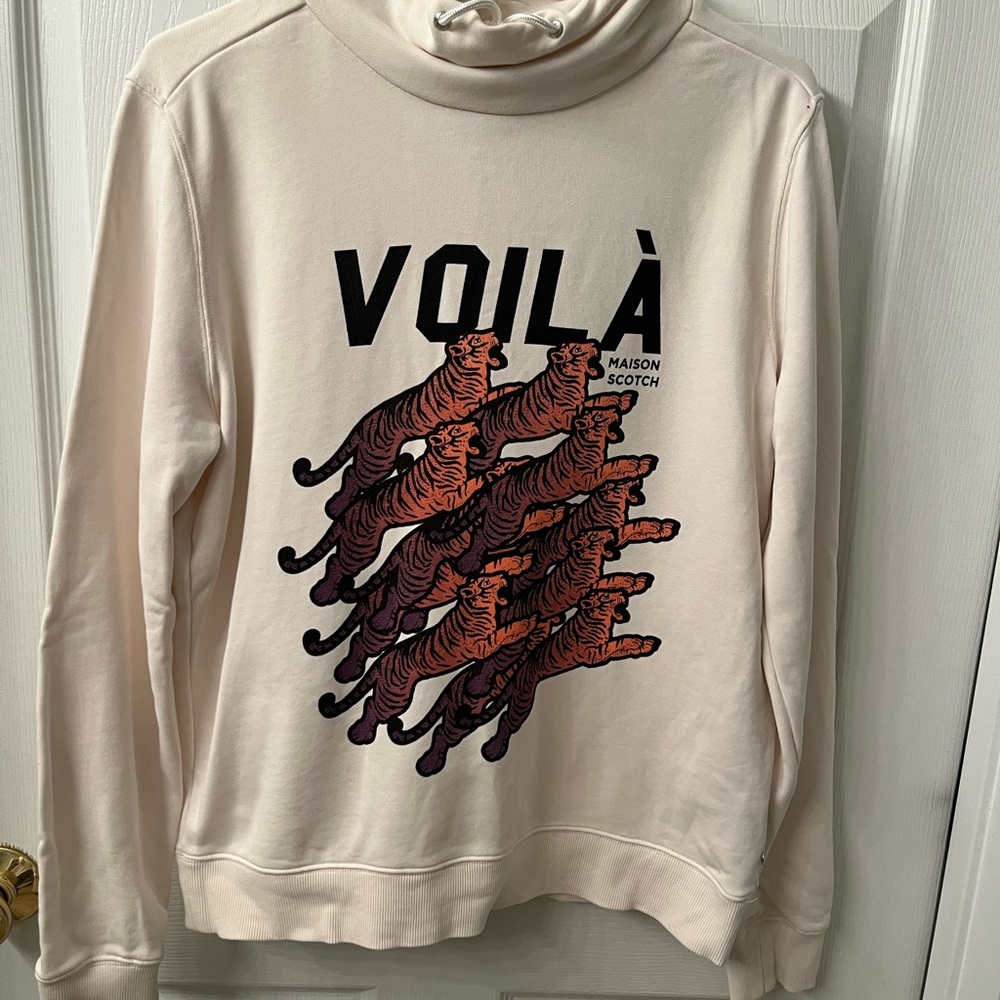 Scotch & Soda Boys Edition Crewneck Sweatshirt - Soft Cream
